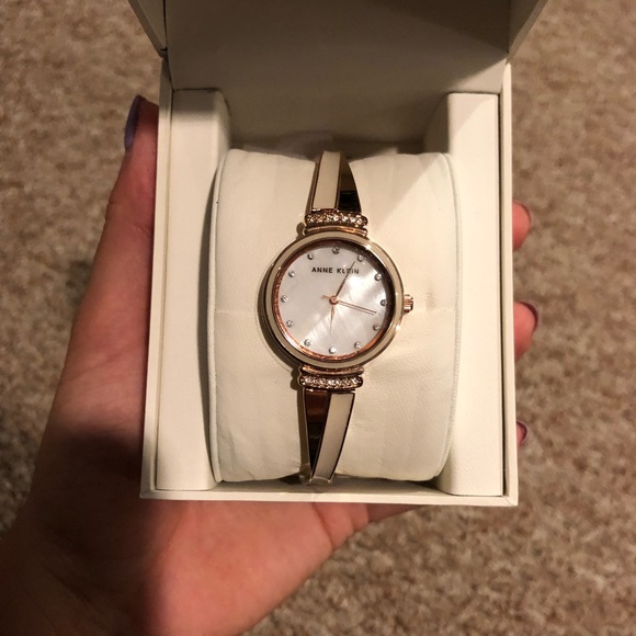 NWT Anne Klein Two Tone Bangle Watch main image 4